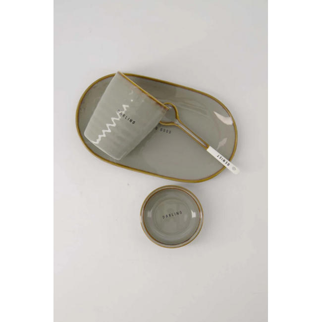 Zusss Dipschaaltje darling grijsblauw