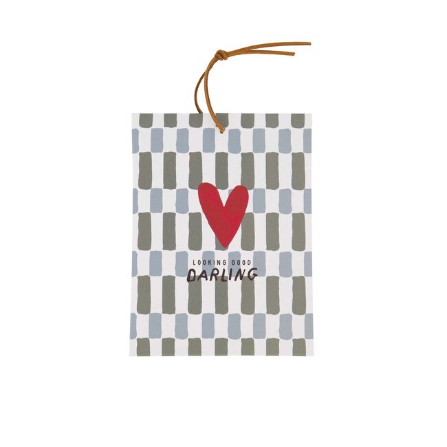 Zusss Geurzakje hartje darling grijs/groen