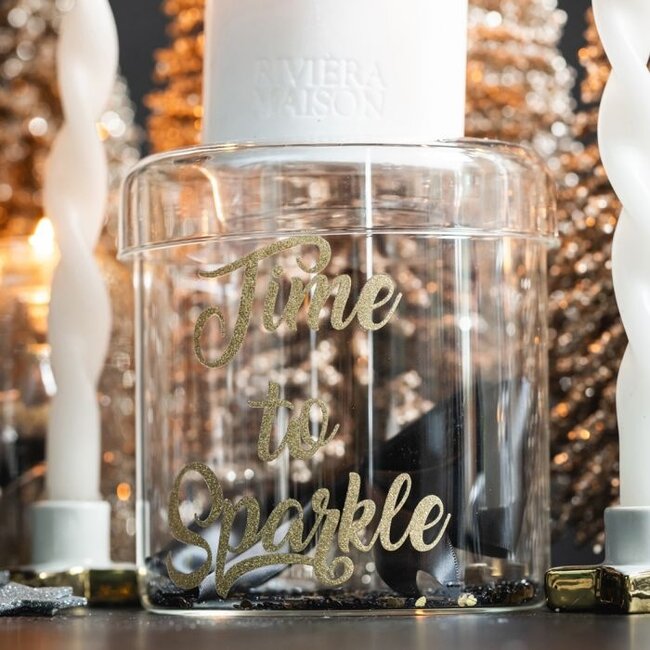 Riviera Maison Windlicht Time to Sparkle