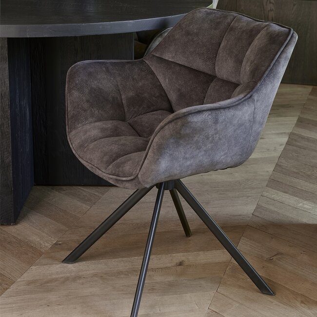 Riviera Maison Carnaby Dining Armchair Truffle