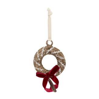 Riviera Maison Rustic Rattan Christmas Wreath Ornament