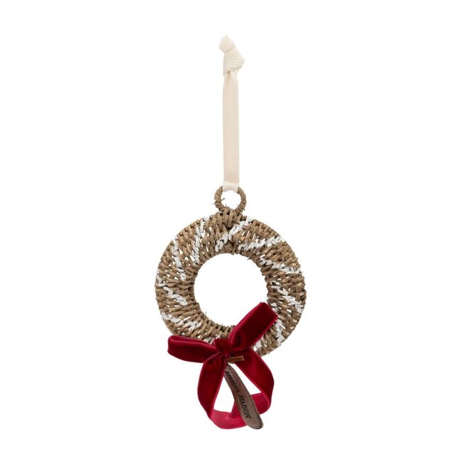 Riviera Maison Rustic Rattan Christmas Wreath Ornament