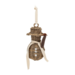 Riviera Maison Rustic Rattan Snowman Ornament