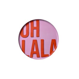 Love Tray M, Oh lala, round Pink