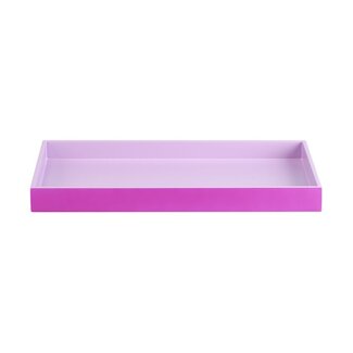 Spa Tray S Rect. 2 tone shiny purple / Matt Lilac