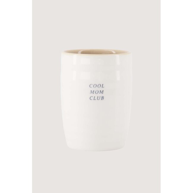 Zusss Koffiemok cool mom club wit /  oker