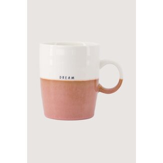 Zusss Theemok dream wit / donkerroze Zusss Theemok dream wit / donkerroze