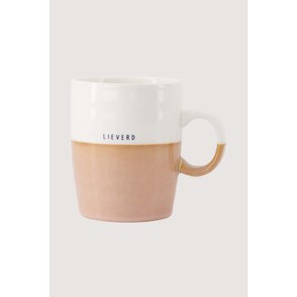 Zusss Theemok lieverd wit / roze Zusss Theemok lieverd wit / roze