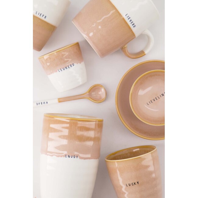 Zusss Theemok lieverd wit / roze