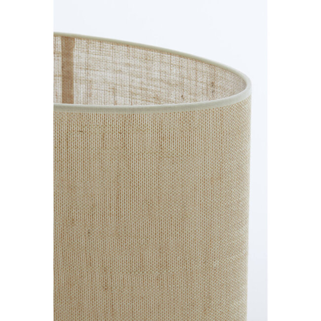 Light & Living Kap ovaal recht smal 38-17,5-28 cm SENDAI zand