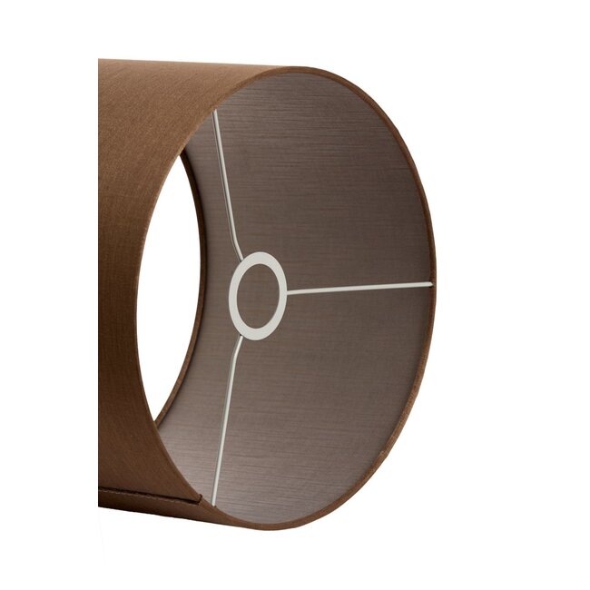 Light & Living Kap cilinder 25-25-18 cm NALA donker bruin