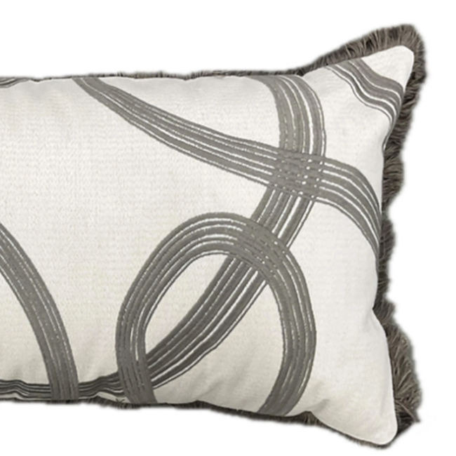 Colmore Kussen NILO 60x35cm cream stone