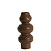 Light & Living Vaas Deco Ø15X33,5 cm ROGANO keramiek donker bruin