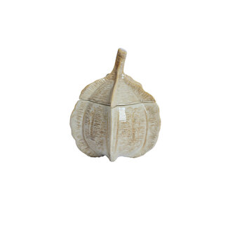 Light & Living Deco box Ø21x27 cm SABARA keramiek shiny zand