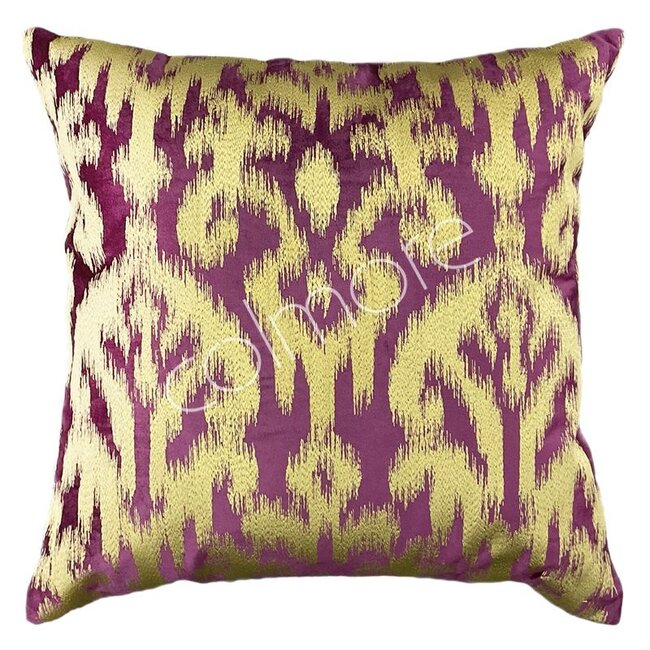 Colmore Kussen bordeauxgroen CO/VI 50x50