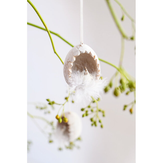 Home Society Ornament Fai WH/BE (per stuk)