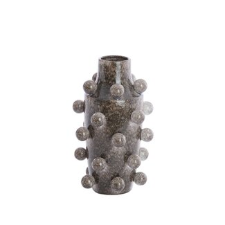 Light & Living Vaas deco Ø22,5x36,5 cm MOLLY  keramiek donkerbruin