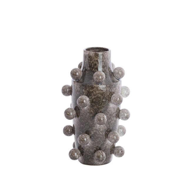 Light & Living Vaas deco Ø22,5x36,5 cm MOLLY  keramiek donkerbruin