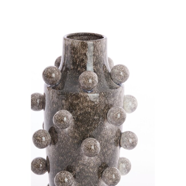 Light & Living Vaas deco Ø22,5x36,5 cm MOLLY  keramiek donkerbruin