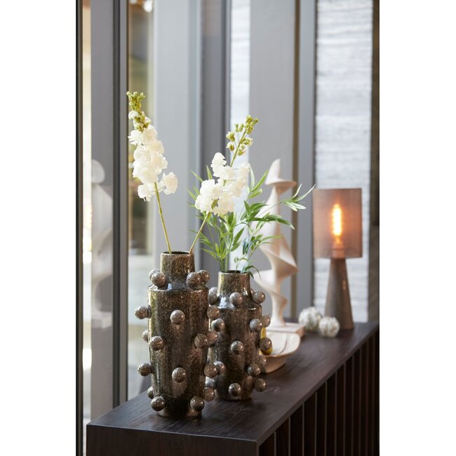 Light & Living Vaas deco Ø22,5x36,5 cm MOLLY  keramiek donkerbruin