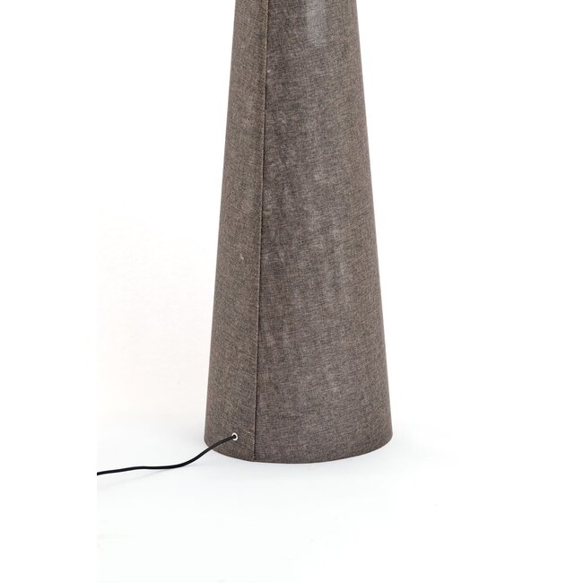 Light & Living Vloerlamp Ø38X180 Cm Micky Linen Brown