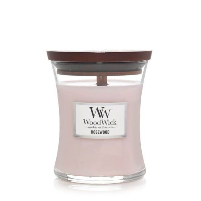 Woodwick Rosewood Medium Candle WoodWick© 60h.