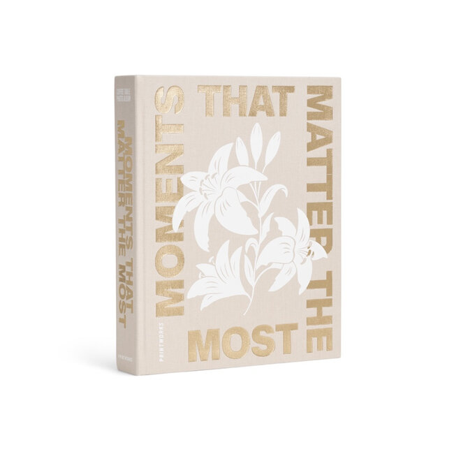 Koffietafelboek Fotoalbum Moments that Matters the Most - Beige