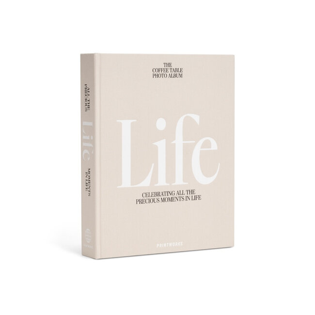 Koffietafelboek Fotoalbum Life - Beige