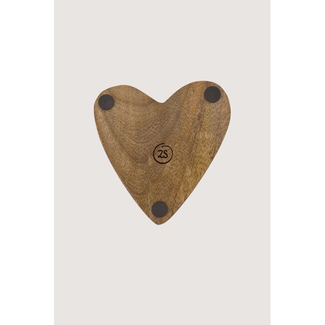 Zusss Set van 4 onderzetters hart