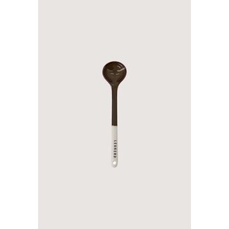 Zusss Lepeltje keramiek leukerd wit / bruin