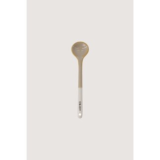 Zusss Lepeltje keramiek enjoy wit / zand