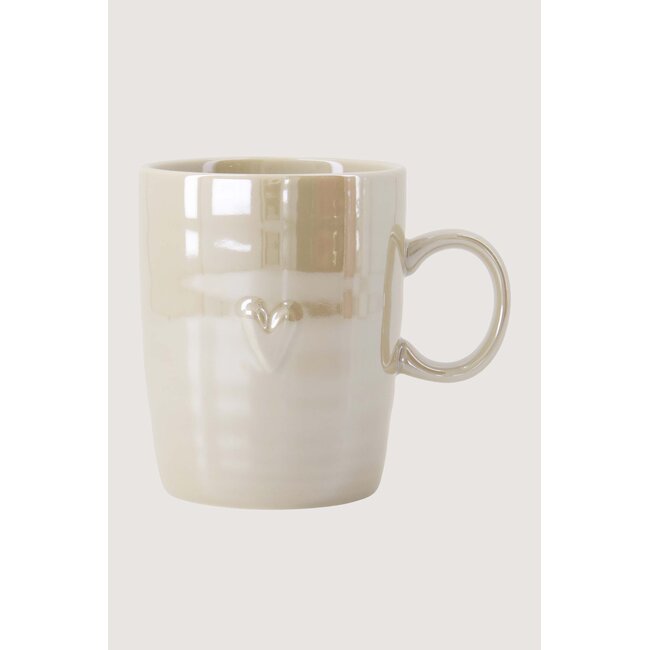 Zusss Theemok parelmoer hartje zand