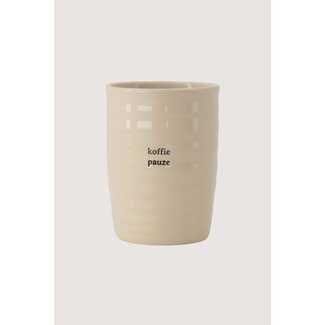 Zusss Koffiemok koffie pauze zand