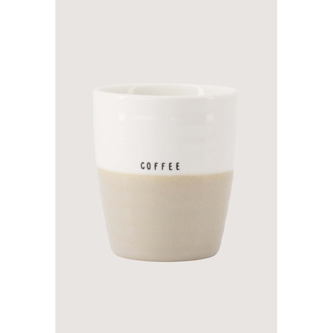 Zusss Koffiemok coffee wit / zand