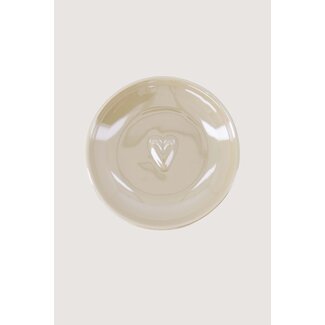 Zusss Dipschaaltje parelmoer hartje zand