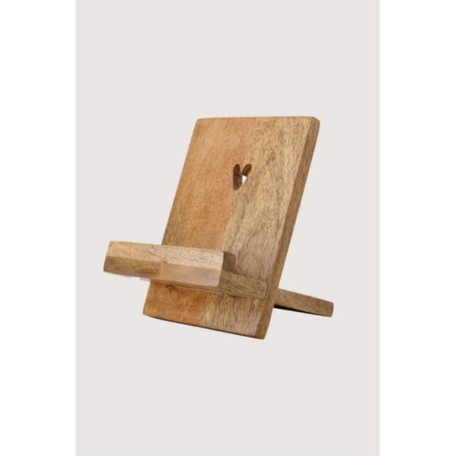 Zusss Boekenstandaard hout hartje