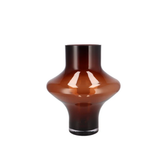 Filou brown vase sphere 22x25cm