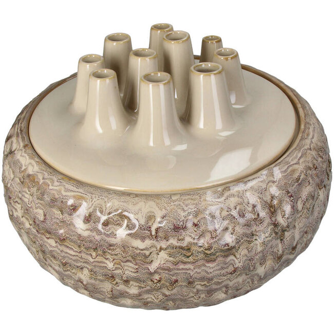 Kersten Vaas Stoneware Zand 35,5x35,5x25cm