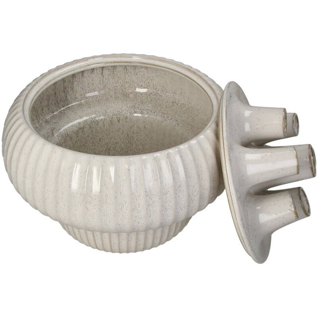 Kersten Vaas Keramiek Wit 29x29x25,5cm