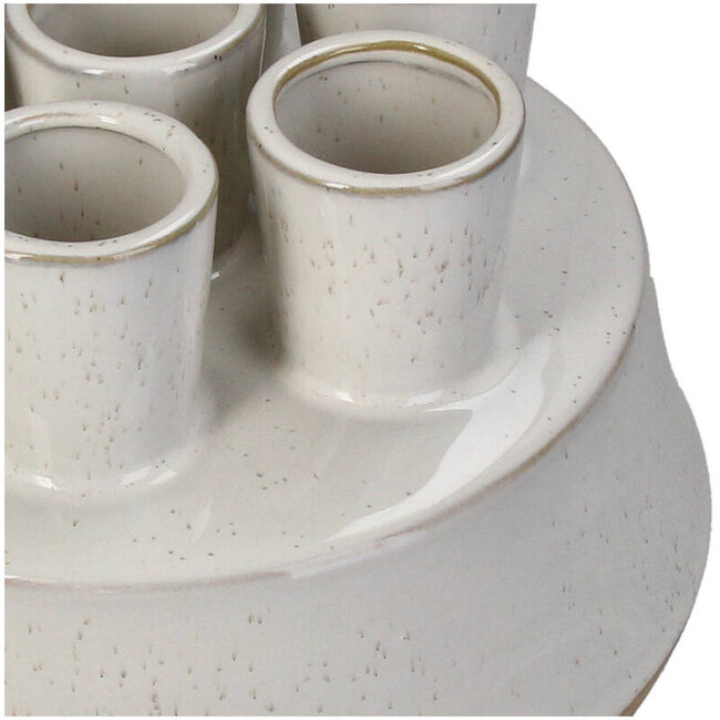 Kersten Vaas Stoneware Wit 22.5x22.5x20cm