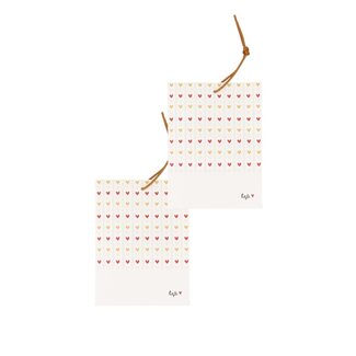 Zusss Set van 2 geurzakjes hartjes liefs