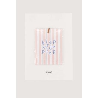 Zusss Ansichtkaart mini geurzakje hieperdepiep hoera