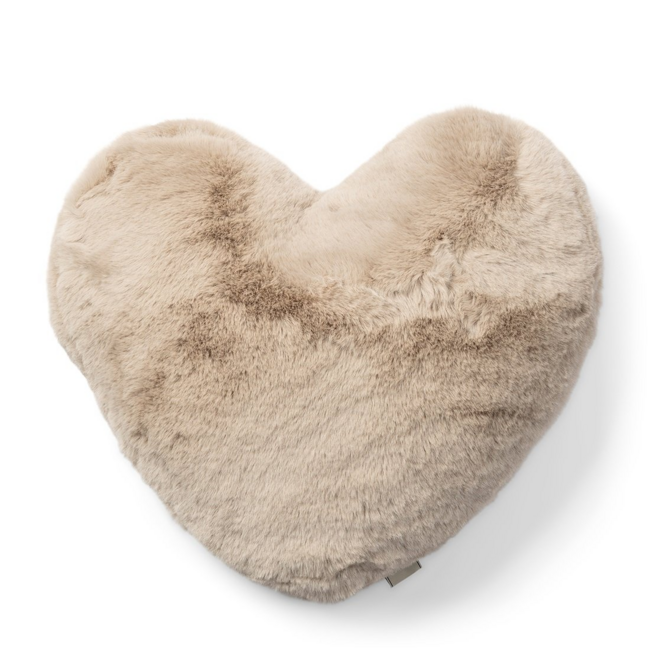 Riviera Maison HeatherAlba Heart Kussen Faux Fur