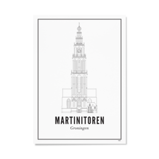 WIJCK. Poster Martinitoren 30x40cm
