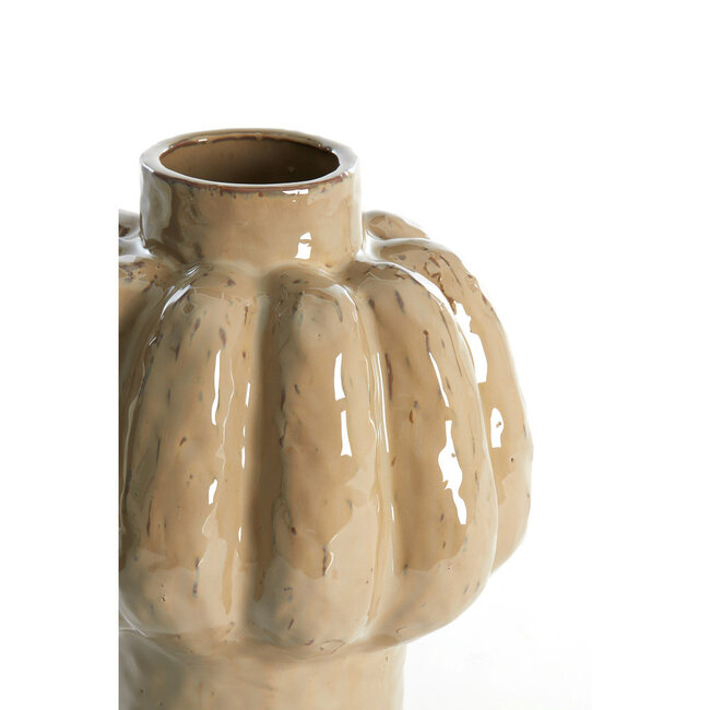 Light & Living Vaas Deco Ø25X29 cm ALIVERI keramiek taupe