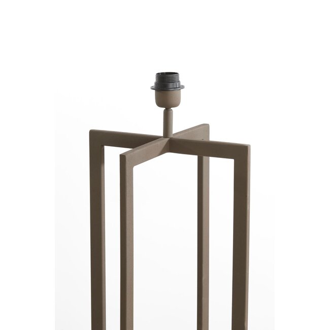 Light & Living Vloerlamp 30x30x140 cm MACE mat bruin