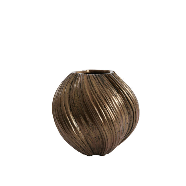 Light & Living Vaas deco Ø34x32 cm YATUNG antiek brons