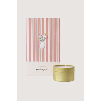 Zusss Geurkaars tin in zakje Thank You