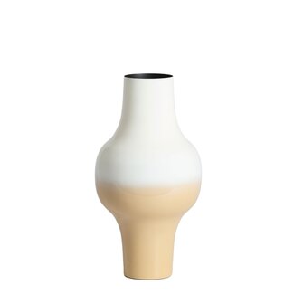 Light & Living Vaas deco Ø22,5x41,5 cm SINDO crème+beige