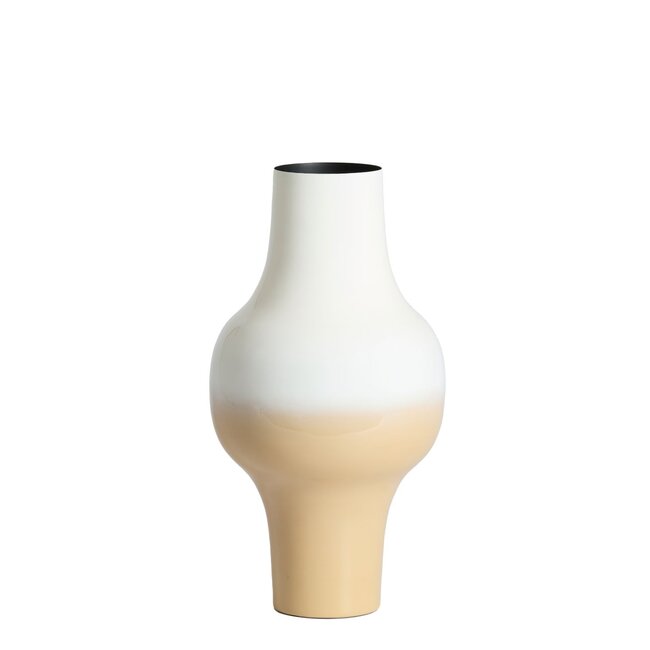 Light & Living Vaas deco Ø22,5x41,5 cm SINDO crème+beige
